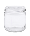 Pot en verre cylindrique 500g - Volume 390ml - T082