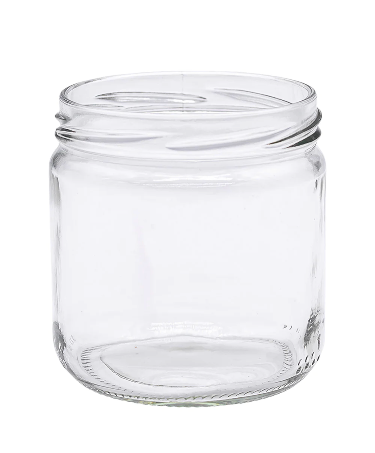 Pot en verre cylindrique 500g - Volume 390ml - T082