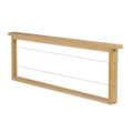 Cadre droit fils horizontaux (sans œillets) pour hausse de ruche Dadant