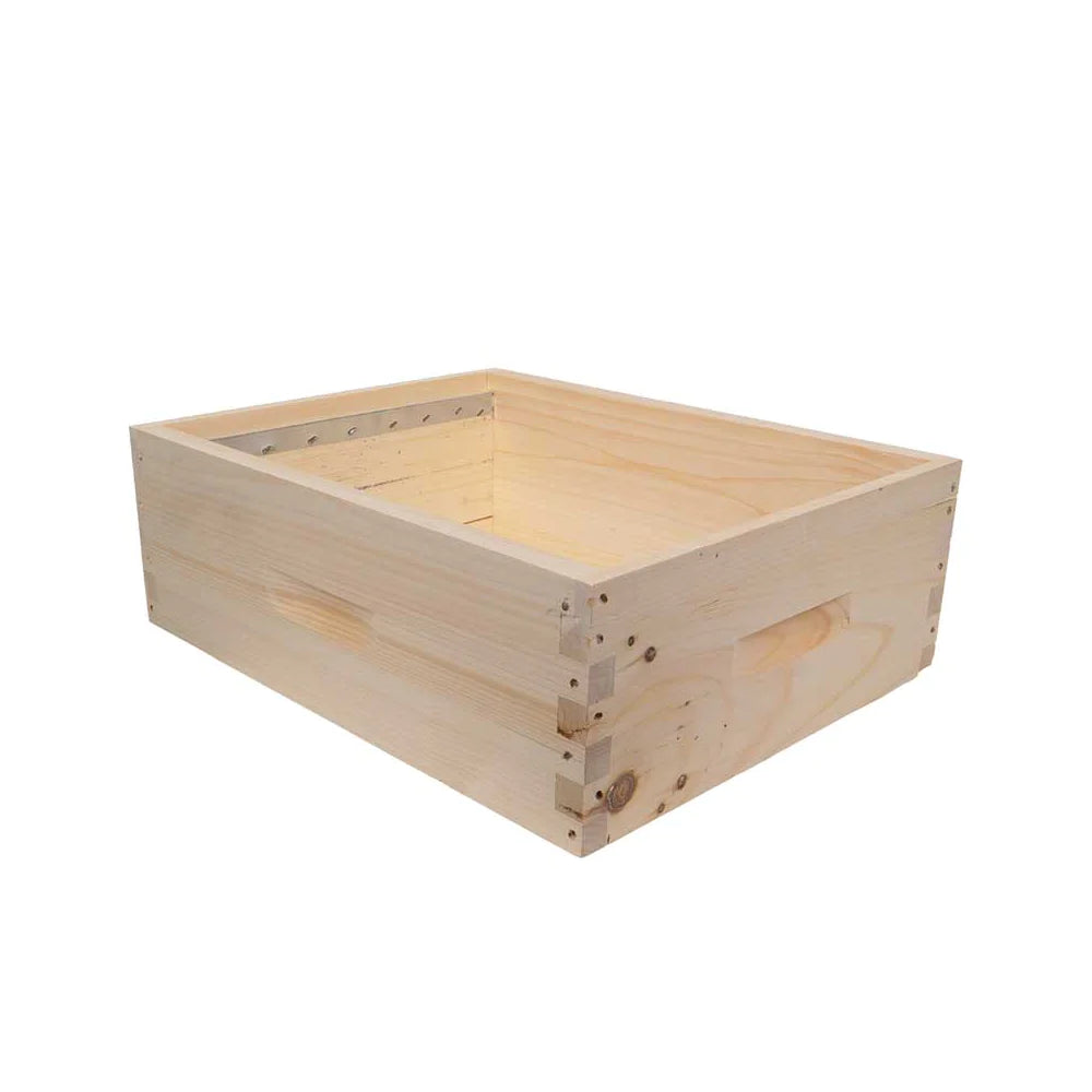 Hausse à tenons Langstroth bandes lisses - 410 mm