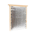 Partition isolante en bois et aluminium pour ruche alsacienne haute