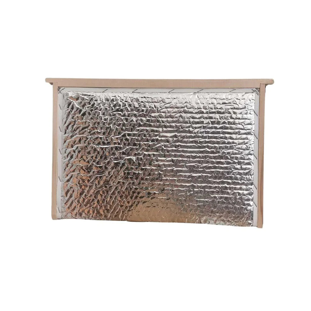 Partition isolante en bois et aluminium pour ruche Langstroth