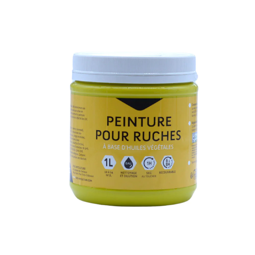 Peinture pour ruche aux huiles végétales anis 1 L - ICKO
