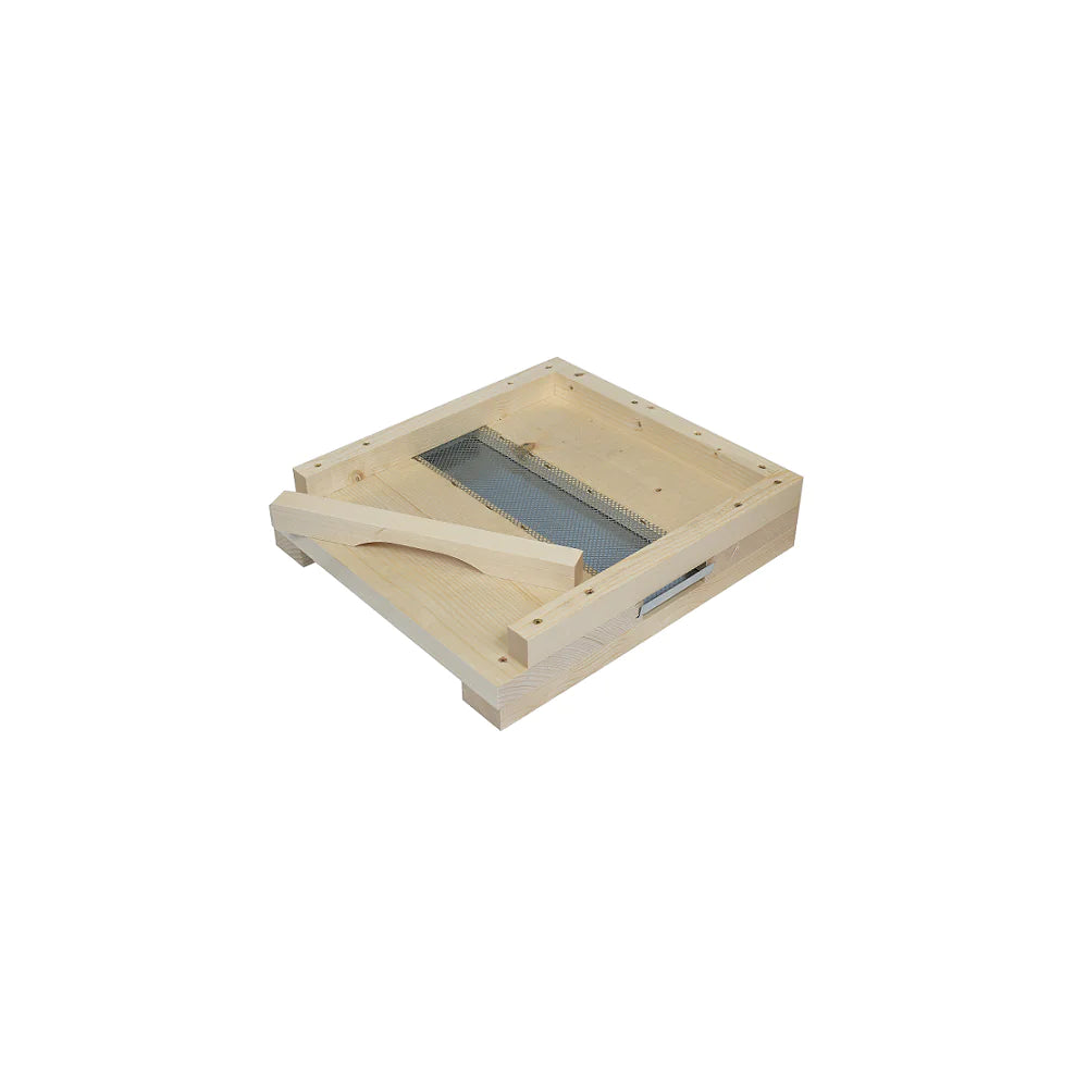 Plateau aéré warré standard ruchéco - aération arrière anti-humidité