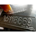 Pochoir plexiglass pour marquage numéro napi sur ruche - 35x135 mm