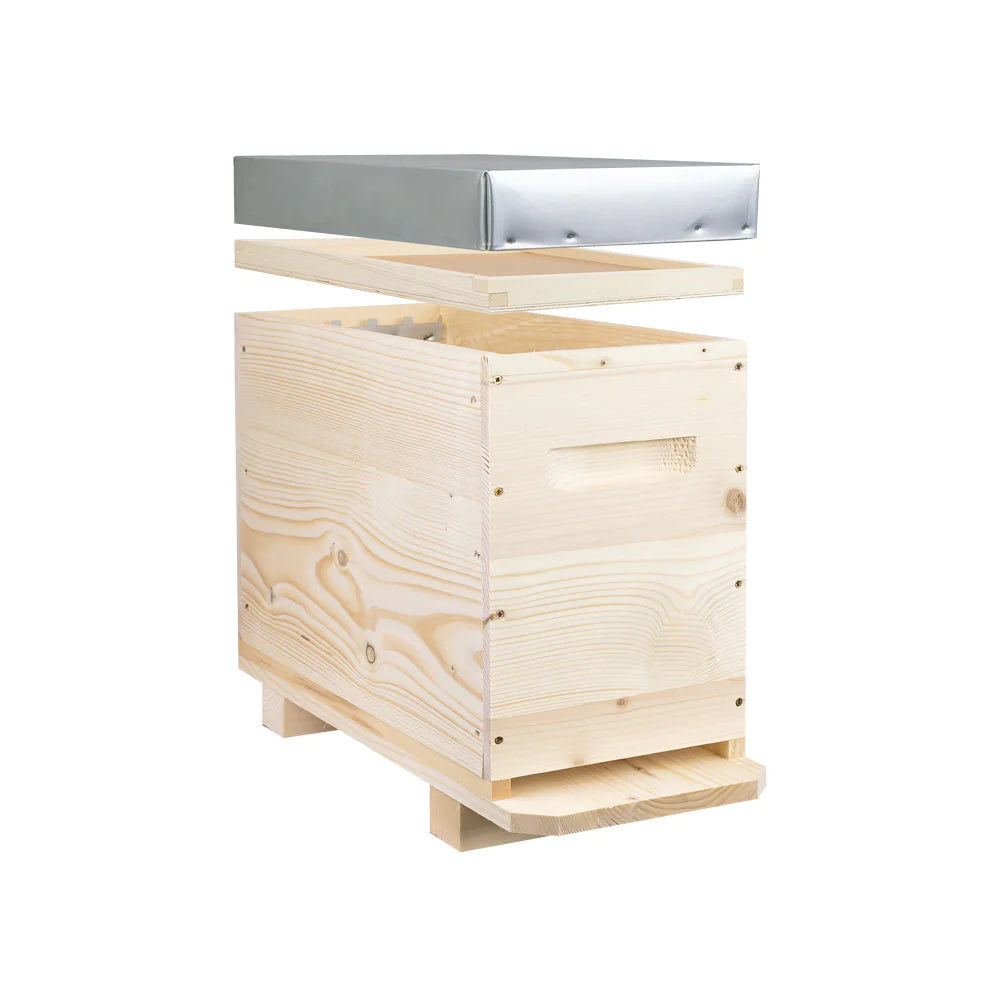 Ruchette Dadant 6 cadres Ruchéco complète toit 65 mm