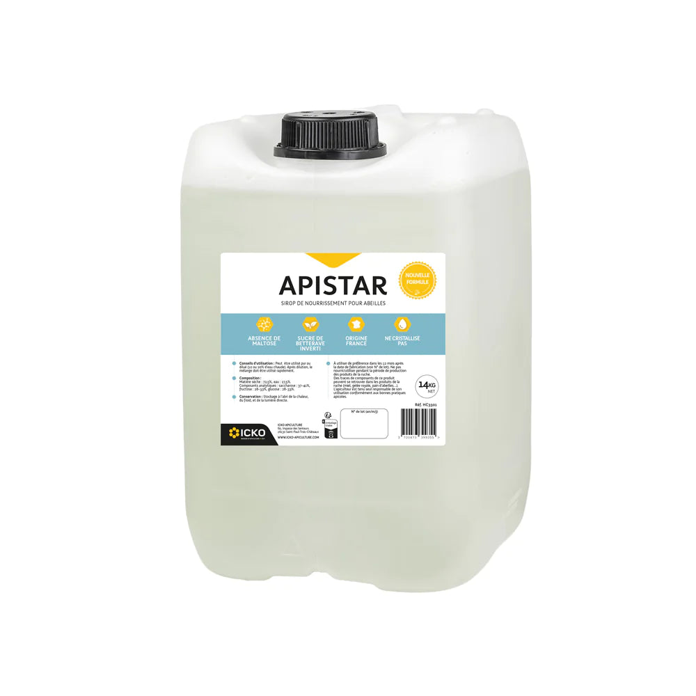 Sirop de nourrissement Apistar nouvelle formule - bidon 14kg