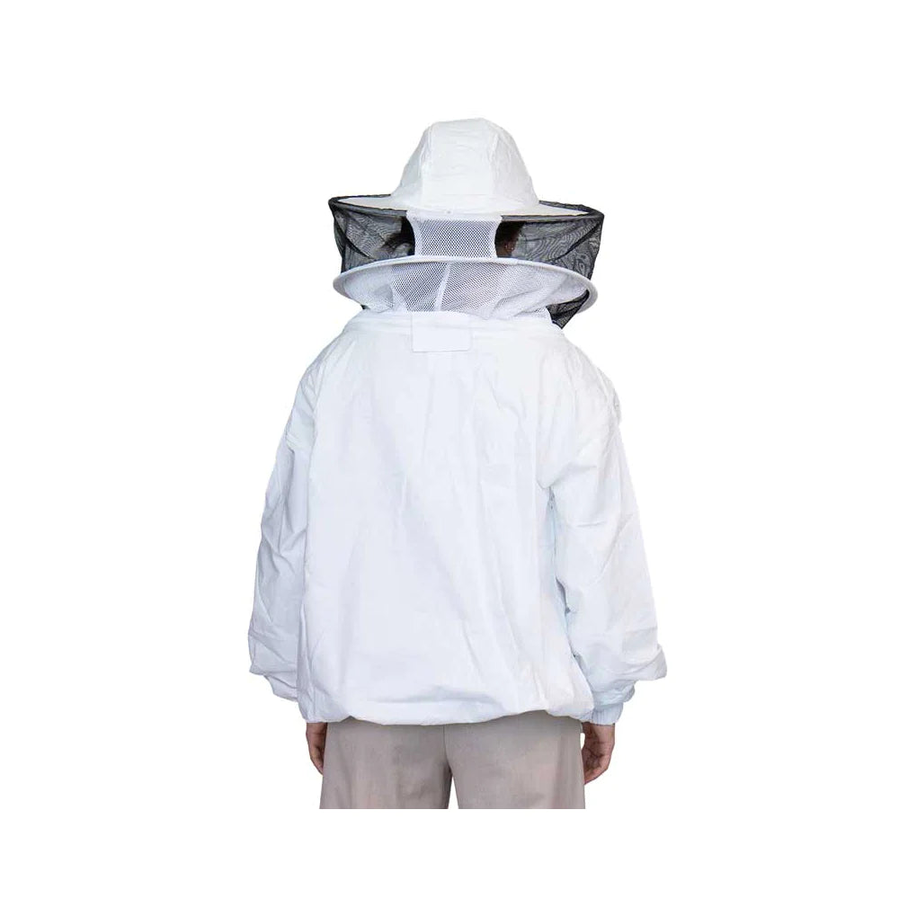 Vareuse apicole confortable chapeau zippé - toile légère